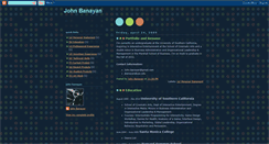 Desktop Screenshot of johnbanayan.blogspot.com