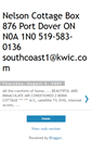 Mobile Screenshot of nelsoncottage.blogspot.com