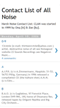 Mobile Screenshot of noiselist.blogspot.com
