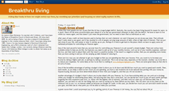Desktop Screenshot of breakthruliving.blogspot.com
