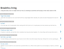 Tablet Screenshot of breakthruliving.blogspot.com