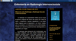 Desktop Screenshot of enfermeriaradiologiaintervencionista.blogspot.com