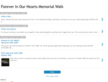 Tablet Screenshot of foreverinourheartswalk.blogspot.com