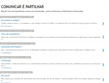 Tablet Screenshot of comunicar-e-partilhar.blogspot.com