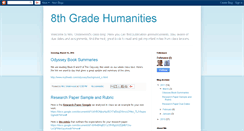 Desktop Screenshot of 8thgradehumanitiesacms.blogspot.com