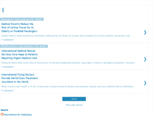 Tablet Screenshot of air-ambulance-flights.blogspot.com