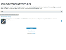 Tablet Screenshot of johnoutdooradventures.blogspot.com