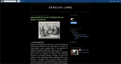 Desktop Screenshot of derecho-libre.blogspot.com