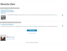 Tablet Screenshot of derecho-libre.blogspot.com