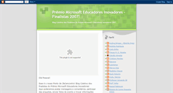 Desktop Screenshot of educadoresinovadores-fin2007.blogspot.com