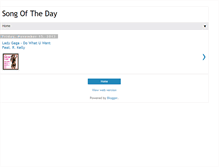 Tablet Screenshot of ccmsongoftheday.blogspot.com