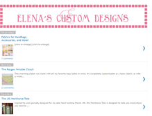 Tablet Screenshot of elenascustomdesigns.blogspot.com