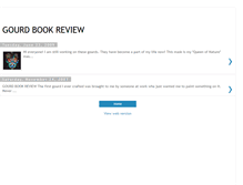 Tablet Screenshot of gourd-book-review.blogspot.com