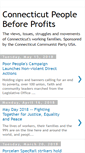Mobile Screenshot of ctpeoplebeforeprofits.blogspot.com