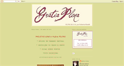 Desktop Screenshot of gratiaplenafeltro.blogspot.com
