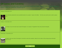 Tablet Screenshot of ofcavesandcaverns.blogspot.com