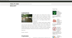 Desktop Screenshot of biologyandhealth.blogspot.com