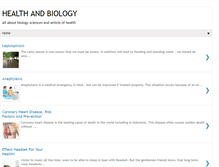 Tablet Screenshot of biologyandhealth.blogspot.com