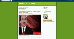 Desktop Screenshot of mehmetaliataman.blogspot.com