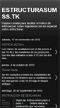 Mobile Screenshot of estructurasumss.blogspot.com