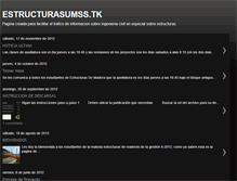 Tablet Screenshot of estructurasumss.blogspot.com