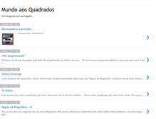 Tablet Screenshot of mundoaosquadrados.blogspot.com