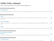 Tablet Screenshot of coffeecritics.blogspot.com