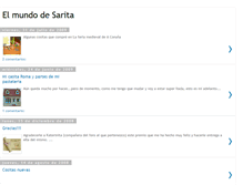 Tablet Screenshot of elmundodesarita.blogspot.com