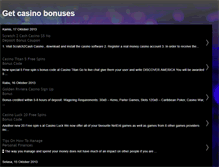 Tablet Screenshot of getcasinobonuses.blogspot.com