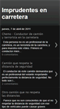 Mobile Screenshot of imprudentesencarretera.blogspot.com