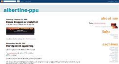 Desktop Screenshot of albertineppu.blogspot.com