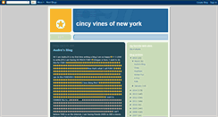 Desktop Screenshot of cincyvines.blogspot.com