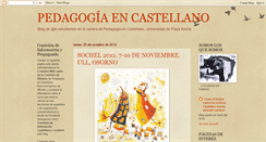 Desktop Screenshot of castellanoesunsentimiento.blogspot.com