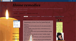 Desktop Screenshot of houseremedies.blogspot.com