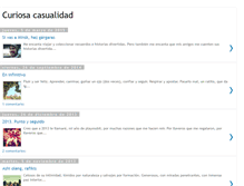 Tablet Screenshot of curiosacasualidad.blogspot.com