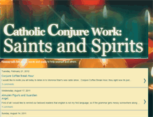 Tablet Screenshot of catholicconjurework.blogspot.com