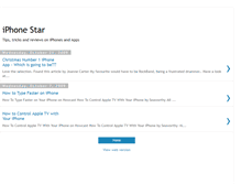 Tablet Screenshot of iphonestar-reviews.blogspot.com