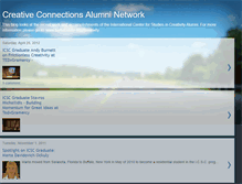 Tablet Screenshot of creativeconnectionsnetwork.blogspot.com
