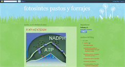 Desktop Screenshot of fotosintespastosyforrajes.blogspot.com