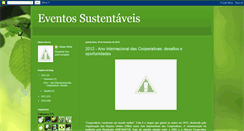 Desktop Screenshot of eventosustentaveis.blogspot.com