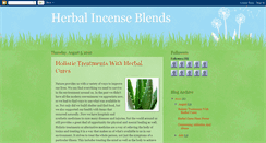 Desktop Screenshot of herbal-incense-blends.blogspot.com