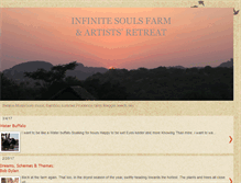 Tablet Screenshot of infinitesoulsfarmandartistsretreat.blogspot.com