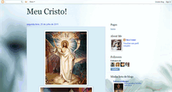 Desktop Screenshot of meucristo2010.blogspot.com