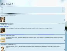 Tablet Screenshot of meucristo2010.blogspot.com