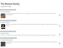 Tablet Screenshot of parsons-family.blogspot.com