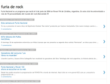 Tablet Screenshot of furiaderock.blogspot.com