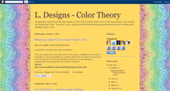 Desktop Screenshot of ldesigns-colortheory.blogspot.com