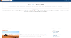 Desktop Screenshot of desertkalahari.blogspot.com