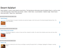 Tablet Screenshot of desertkalahari.blogspot.com