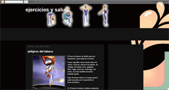 Desktop Screenshot of ejercicios-salud.blogspot.com